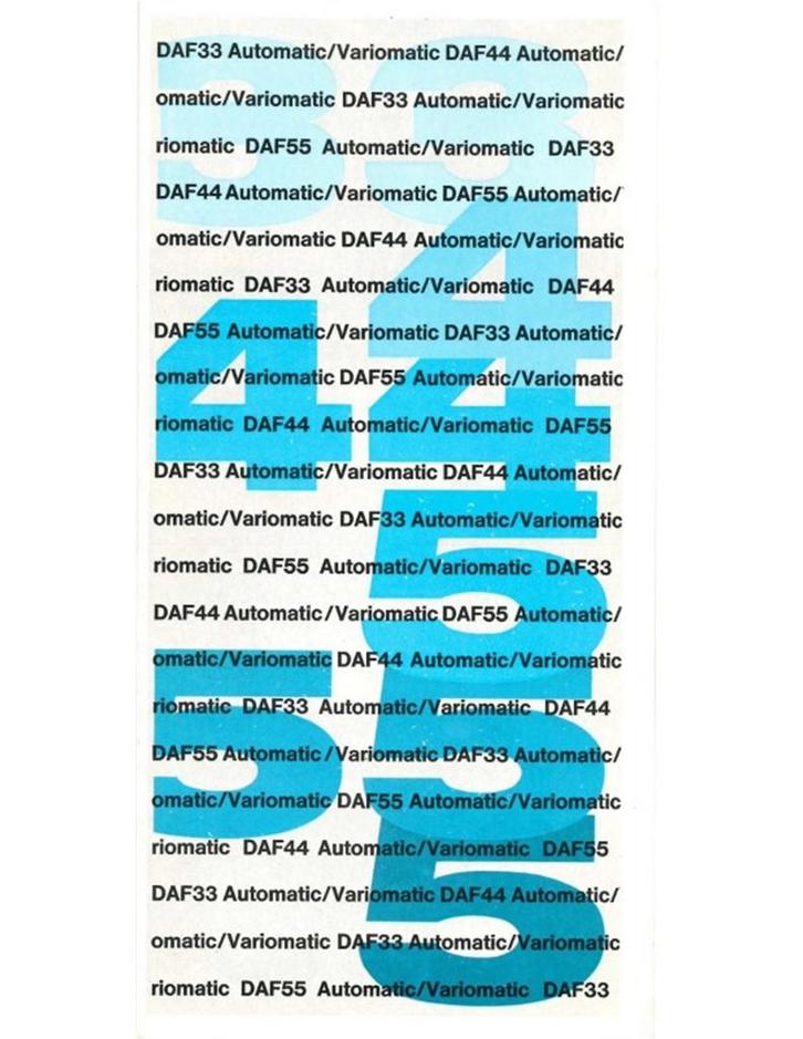 1969 DAF 55 VARIOMATIC BROCHURE NEDERLANDS, Boeken, Auto's | Folders en Tijdschriften