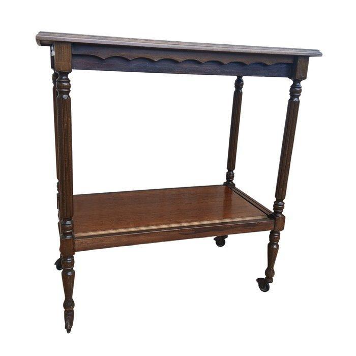 Serveerwagen - Hout, Metaal, Rubber - Vintage serveerwagen, Maison & Meubles, Maison & Meubles | Autre