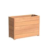 Hardhouten plantenbak Sevilla 100x40x71,3cm - Met bodem, Tuin en Terras, Bloembakken en Plantenbakken, 100 cm of meer, Nieuw, 60 cm of meer