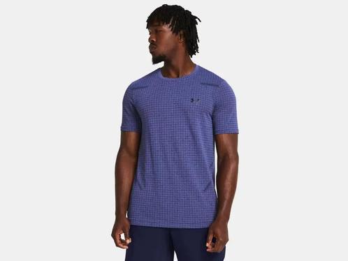 Under Armour Vanish Seamless Grid SS-PPL - Maat LG, Kleding | Heren, T-shirts, Paars, Nieuw, Maat 52/54 (L), Ophalen of Verzenden