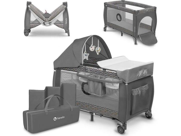 Lionelo Sven Plus - 2in1 Meegroeibed & Campingbedje -, Huis en Inrichting, Woonaccessoires | Overige, Zo goed als nieuw, Verzenden