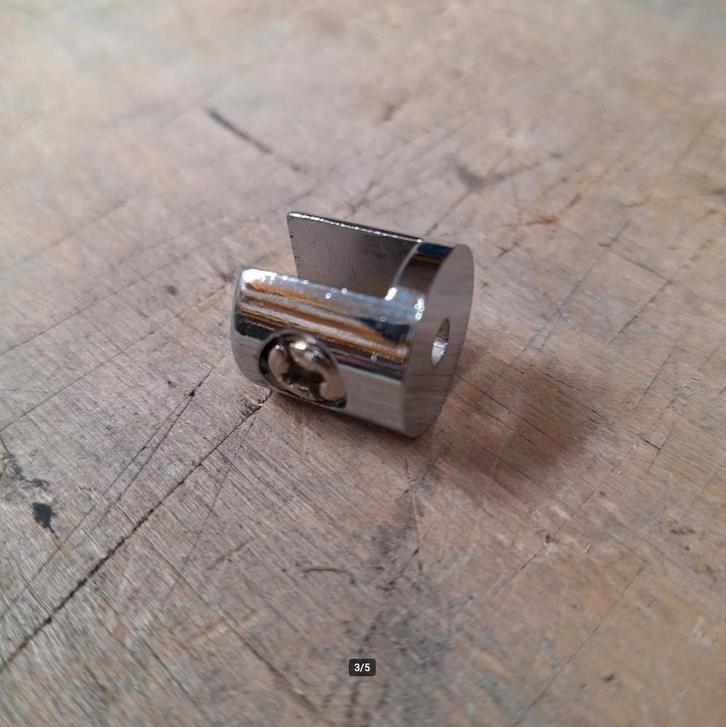 SALE - Glasklem rond voor 8mm glasplaat -, Huis en Inrichting, Woonaccessoires | Overige, Nieuw, Ophalen of Verzenden