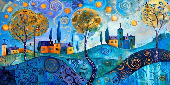 Felix van Horst - Whimsical Whirls (XXL), Antiek en Kunst, Kunst | Designobjecten