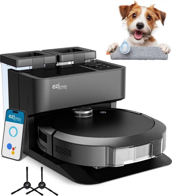 EZIclean Z10 Plus Robotstofzuiger en Dweilrobot -, Elektronische apparatuur, Stofzuigers, Zo goed als nieuw, Verzenden