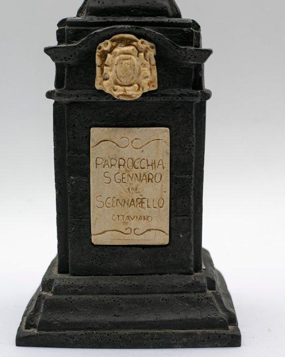 Figuur - San Gennaro - Hars, De heilige patroon San Gennaro, Antiek en Kunst, Antiek | Boeken en Manuscripten