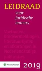 Leidraad voor juridische auteurs, Verzenden, Nieuw, Nederlands