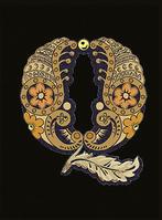 VERSACE ALFABET - Letter Q (Nero/Oro) / Vloertegel en, Ophalen of Verzenden, Nieuw