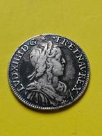 Frankrijk. Louis XIV (1643-1715). 1/2 Écu 1651-C, Saint-Lô, Postzegels en Munten