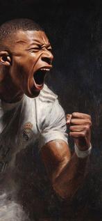 Canvas Fit - Alberto Ricardo - Furia Blanca Kylian Mbappé, Nieuw