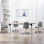 vidaXL Eetkamerstoelen 4 st stof lichtgrijs, Huis en Inrichting, Stoelen, Verzenden, Nieuw
