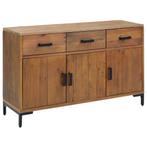 Dressoir Grenen 110cm Bruin - Retour Deal - 40% Korting!, Verzenden, Gebruikt, 25 tot 50 cm, 100 tot 150 cm