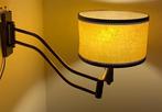 Wandlamp - Messing, Perkament - Uittrekbaar