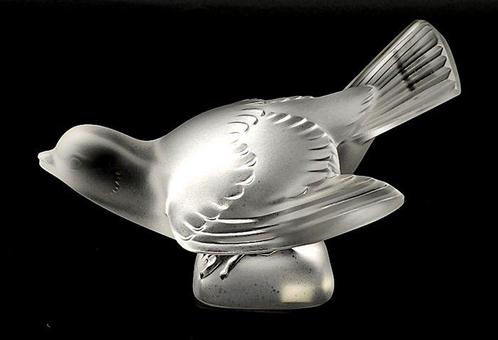 Lalique - Sculpture, Passerotto - 0 cm - Cristal - 1970, Antiek en Kunst, Antiek | Glaswerk en Kristal