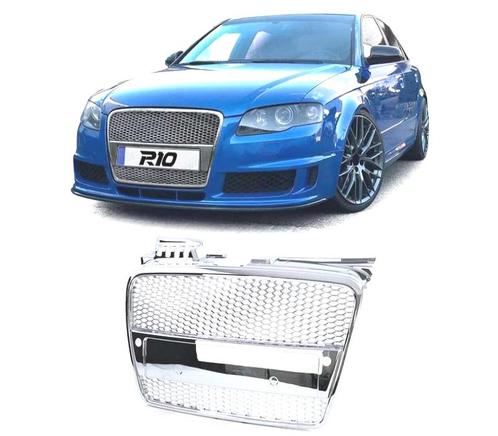 CALANDRE AUDI A4 B7 04-09 LOOK S LINE CHROMÉ PDC, Auto-onderdelen, Carrosserie, Verzenden