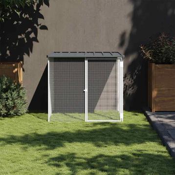 vidaXL Kippenhok met dak 103x98x90 cm gegalvaniseerd staal, Dieren en Toebehoren, Verzenden, Nieuw
