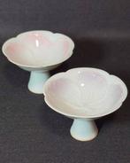 Kato Yoshitaka - Tasse (2) - Porcelaine blanche (émaillée à