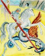 Salvador Dali (1904-1989) - Saint Georges et le dragon, Antiquités & Art