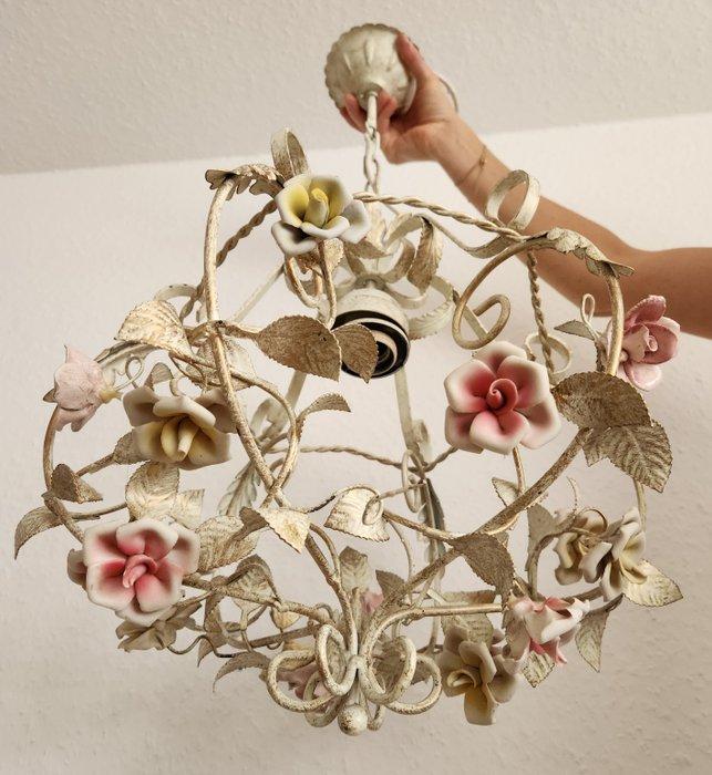 Kroonluchter - Smeedijzer - Uniek shabby handgemaakt, Antiek en Kunst, Curiosa en Brocante