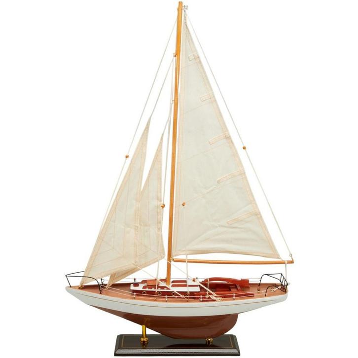 Zeilboot Model 45cm Wit, Hobby & Loisirs créatifs, Modélisme | Bateaux & Navires, Enlèvement ou Envoi