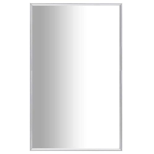 vidaXL Spiegel 70x50 cm zilverkleurig, Huis en Inrichting, Woonaccessoires | Spiegels, Nieuw, Verzenden