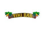 Veiling - barbord tiki bar palm 100 cm, Nieuw