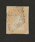 Zwitserland 1855 - Zittende Helvetia 25B + 24B ongestempeld, Postzegels en Munten, Postzegels | Europa | België, Gestempeld