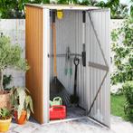 vidaXL Tuinschuur 118,5x97x209,5 cm gegalvaniseerd staal, Tuin en Terras, Verzenden, Nieuw