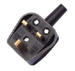 Ratio Electric UK Plug 13A Noir - 70404, Bricolage & Construction, Électricité & Câbles, Envoi