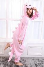 Onesie Lichtroze Draak Pakje 116-122 Drakenpakje Dino Kostuu, Kinderen en Baby's, Ophalen of Verzenden, Nieuw