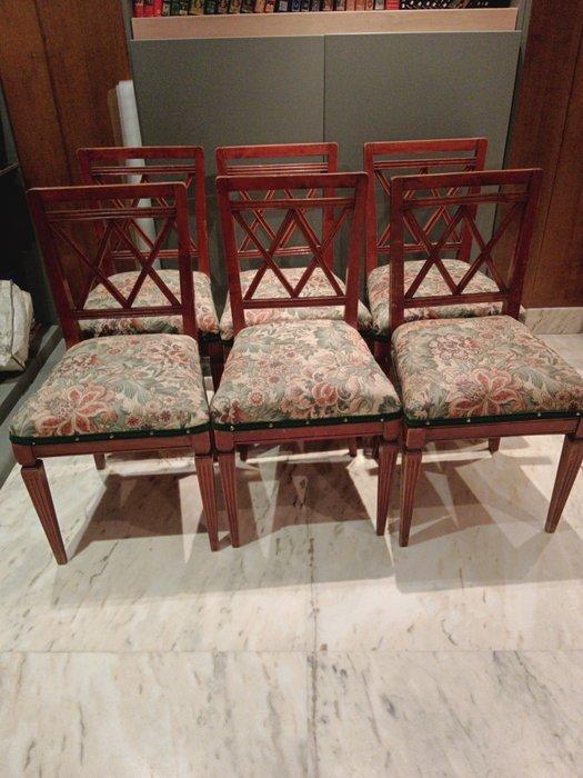 Stoel (6) - Kersenhout - Zeer zeldzaam kersenhout, Antiek en Kunst, Antiek | Overige Antiek