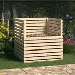 vidaXL Compostbak 100x100x102 cm massief grenenhout, Tuin en Terras, Verzenden, Nieuw