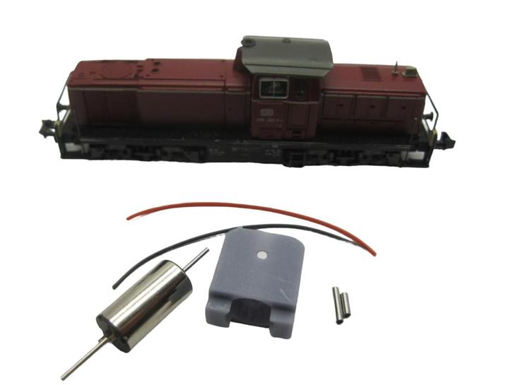 micromotor NR007 motor ombouwset voor Roco DB V 90, BR 290,, Hobby en Vrije tijd, Modeltreinen | N-Spoor, Gelijkstroom, Overige typen