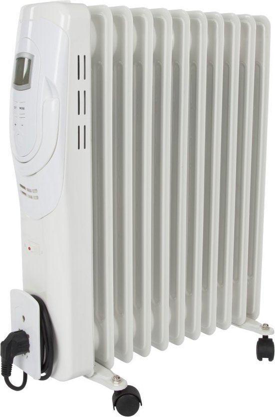 2dekans | Perel Olieradiator, 11 ribben, drie warmtestanden,, Doe-het-zelf en Bouw, Verwarming en Radiatoren, Ophalen of Verzenden