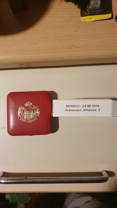 Monaco. 2 Euro 2019 Honoré V Proof, Postzegels en Munten, Munten | Europa | Euromunten