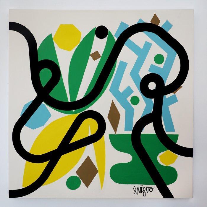 Antony Squizzato - Frontières (XL canvas), Antiek en Kunst, Kunst | Schilderijen | Modern