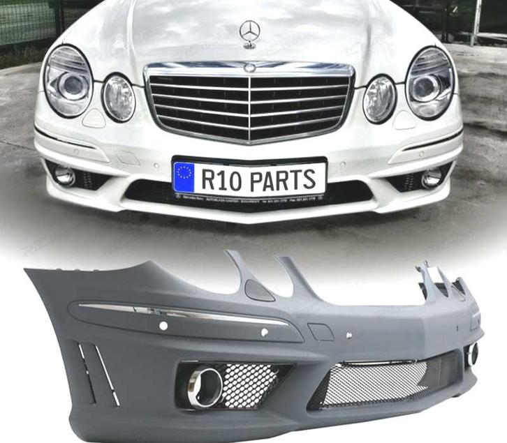 PARE CHOCS FRONTAL MERCEDES W211 06-09 LOOK AMG, Auto-onderdelen, Carrosserie, Verzenden