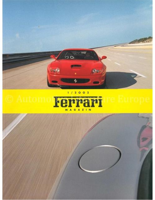 2002 FERRARI MAGAZINE (DE) DUITS, Boeken, Auto's | Folders en Tijdschriften, Ophalen of Verzenden