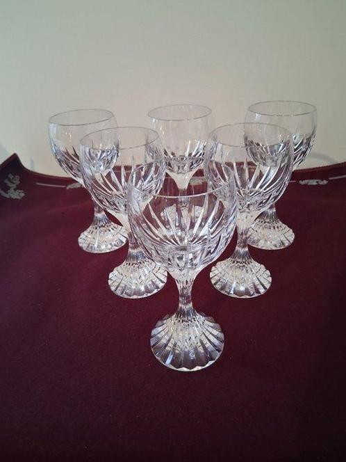 Baccarat - Wijnglas (6) - Masséna - Kristal, Antiek en Kunst, Antiek | Meubels | Tafels
