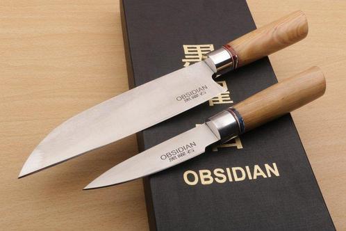 Obsidian - Couteau de cuisine - Kitchen knife set -, Antiek en Kunst, Antiek | Keukengerei