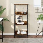 vidaXL Boekenrek 50x33x117,5 cm bewerkt hout gerookt, Verzenden, Nieuw
