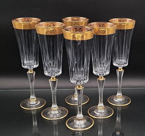 Artemisia - Champagne fluitje (6) - Kristal, Antiek en Kunst, Antiek | Meubels | Tafels