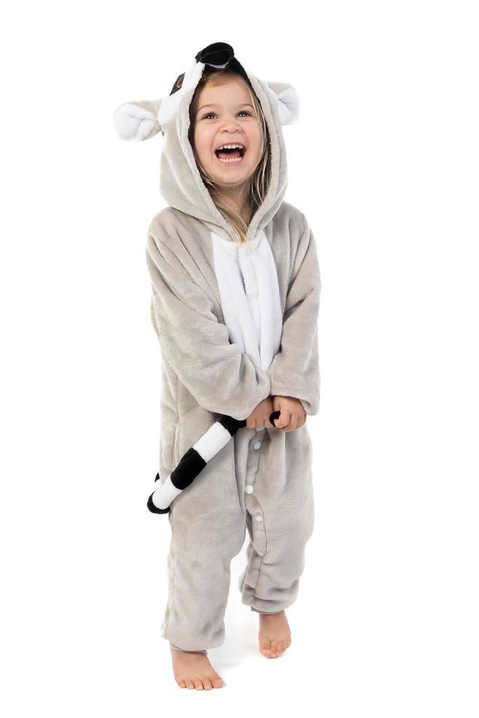 Onesie Lemur Ringstaartmaki Pakje 86-92 Ringstaartmakipak Ko, Kinderen en Baby's, Carnavalskleding en Verkleedspullen, Nieuw, Ophalen of Verzenden