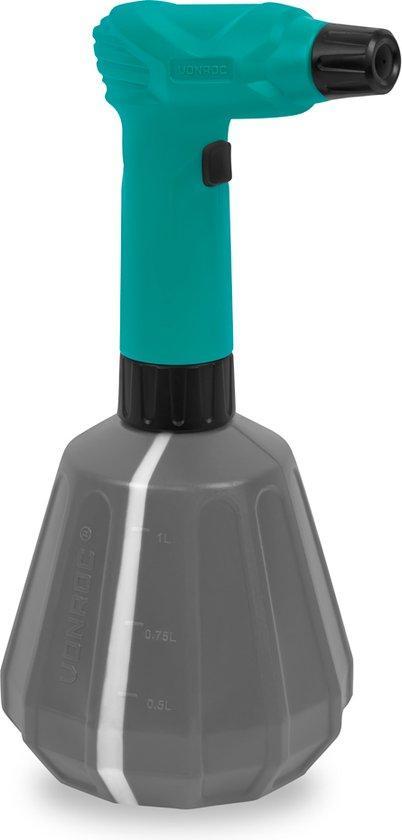 VONROC Elektrische Drukspuit - 1 liter - 4V - voor, Doe-het-zelf en Bouw, Gereedschap | Overige machines, Ophalen of Verzenden