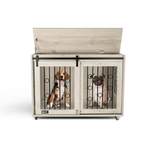 MaxxPet Houten Hondenbench-Hondenhok - Kennel - 102x65x68cm, Animaux & Accessoires, Caisses pour chiens, Enlèvement