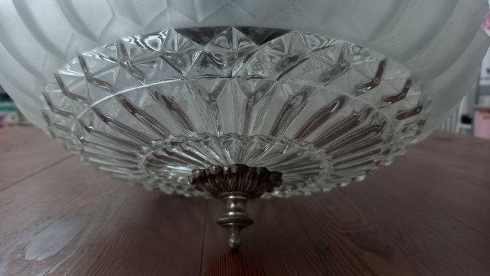 Lamp - Glas, Legering - Glazen kroonluchter, Antiek en Kunst, Curiosa en Brocante