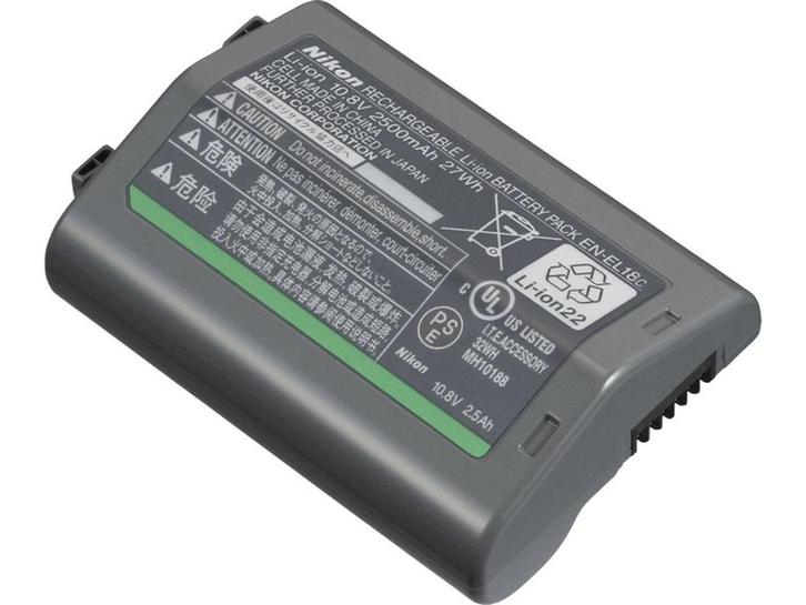 Nikon EN-EL18c - Accu Li-Ion 2500mAh - Zwart, Huis en Inrichting, Woonaccessoires | Overige, Zo goed als nieuw, Verzenden