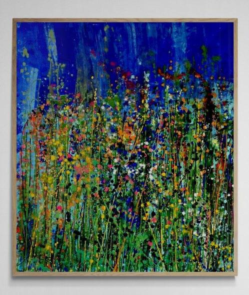 Jane Grieco - Ceu Azul - Tableau, unique, format XL., Antiek en Kunst, Kunst | Schilderijen | Modern