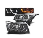 PHARES LED TUBE LIGHT POUR CHEVROLET CRUZE 09-12 NOIR, Auto-onderdelen, Verzenden, Nieuw