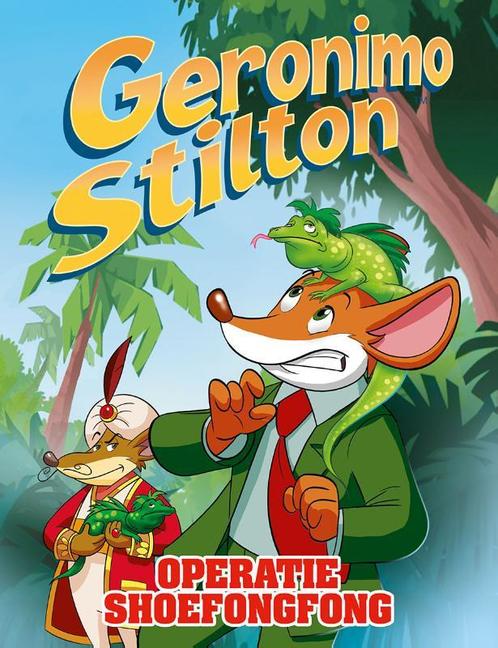 Operatie Shoefongfong 9789085924845 Geronimo Stilton, Boeken, Stripverhalen, Gelezen, Verzenden