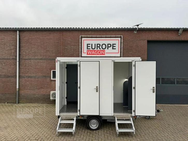 GLOBAL KWALITEIT toiletwagen type 2-1-2 VOORRAAD, Auto diversen, Aanhangers en Bagagewagens, Ophalen